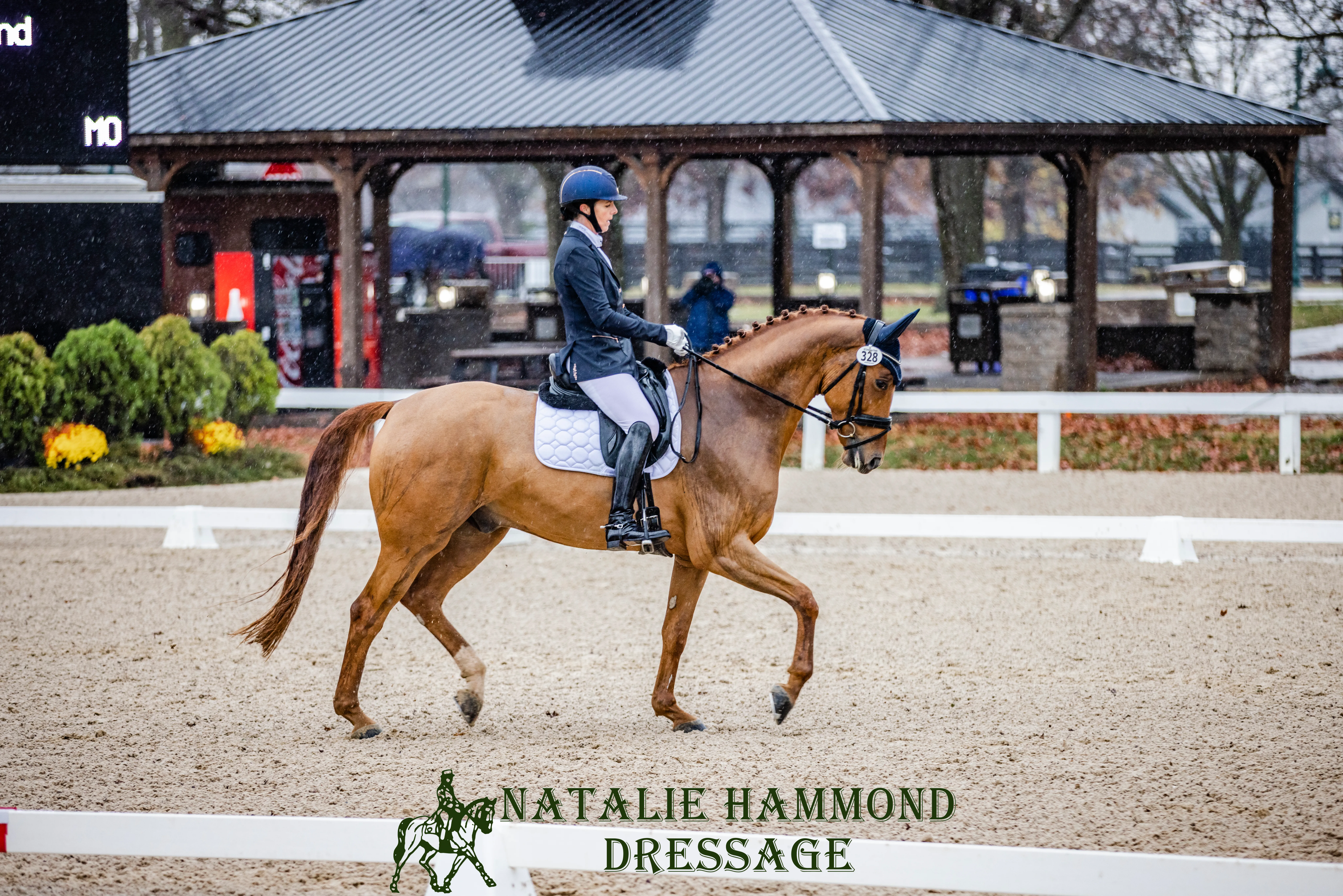 Natalie and Rufus at the 2022 US Dressage Finals