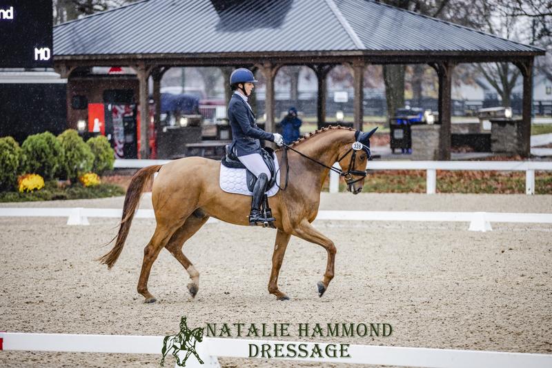 Natalie and Rufus at the 2022 US Dressage Finals