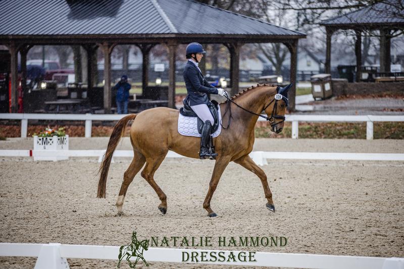 Natalie and Rufus at the 2022 US Dressage Finals