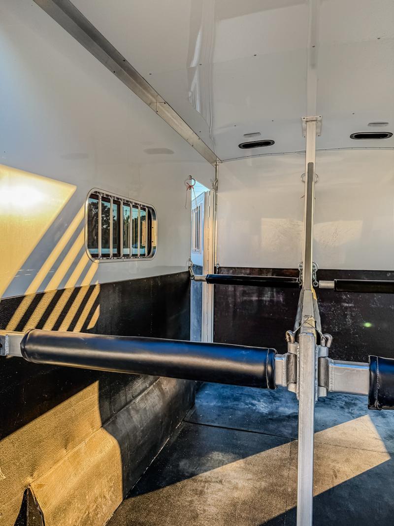 Inside driver's side stall with divider