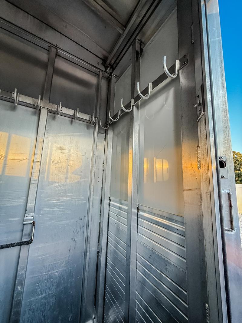 Additional wall hooks and vented aluminum paneling
