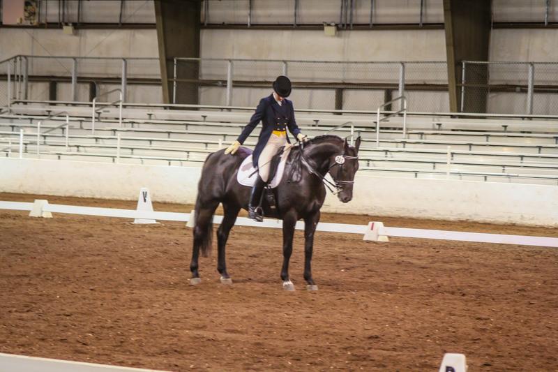 Natalie at the National Equestrian Center on Rizzo