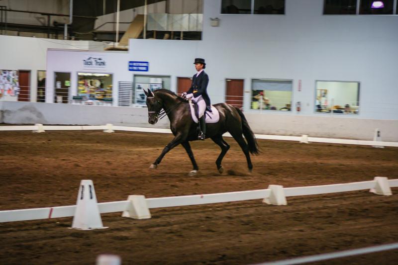 Natalie at the National Equestrian Center on Rizzo