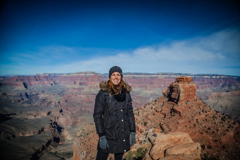 Natalie at the Grand Canyon